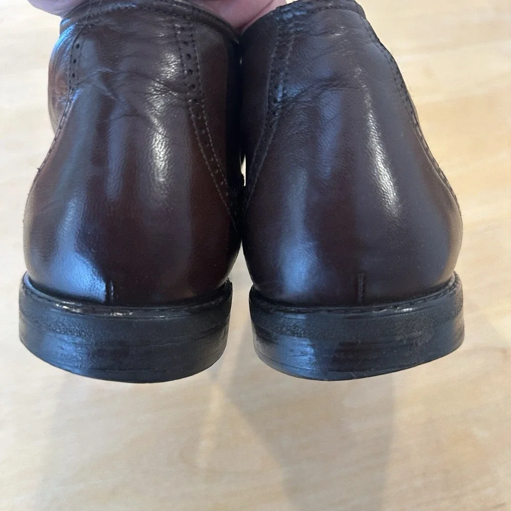 VINTAGE BALLY SHEFFIELD HIGH TOP MEN'S SHOE - BROWN size 11M